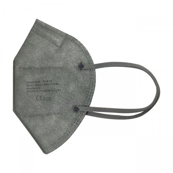 FFP2 Maske (Box 40 Stk) - Euroloch - Große L - Farbe: Grau